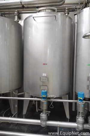 KHS 30 HL Or 25 BBL stainless Steel Vertical Tank For Hot Water Storage