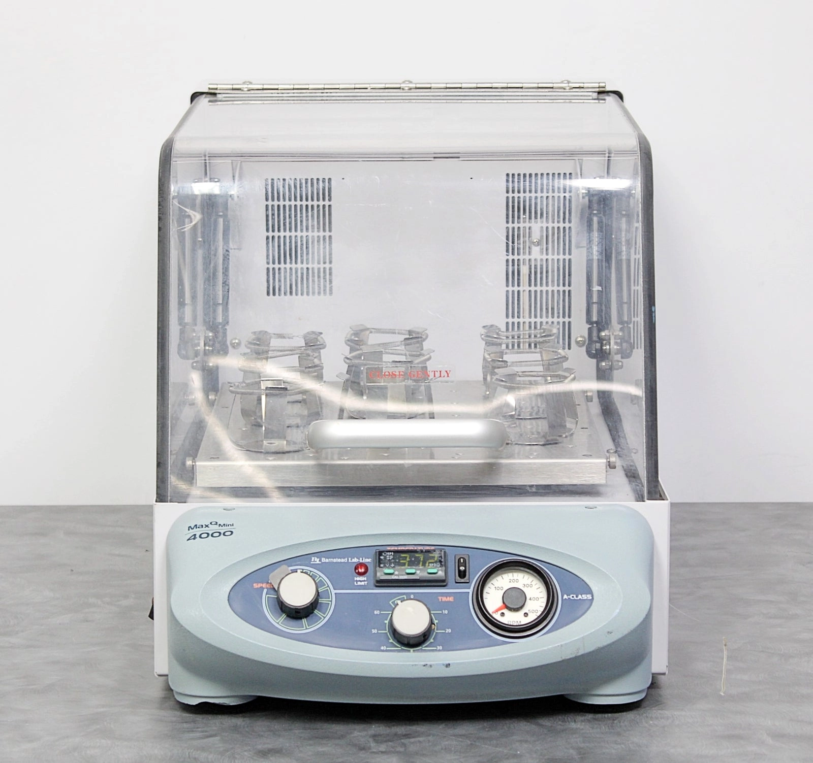 Barnstead LabLine MaxQ Mini 4000 Incubator Shaker SHKA4450 w/ Flask