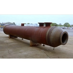 4372 Sq Ft Southern Heat Exchanger (SHE) Stainless Steel Shell &amp; Tube Heat Exchanger