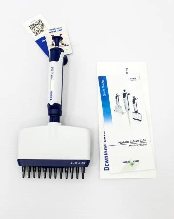 RAININ Pipet Lite XLS Manual Multi PipetteL-12/ 2-20uL Cat: L12-20XLS+