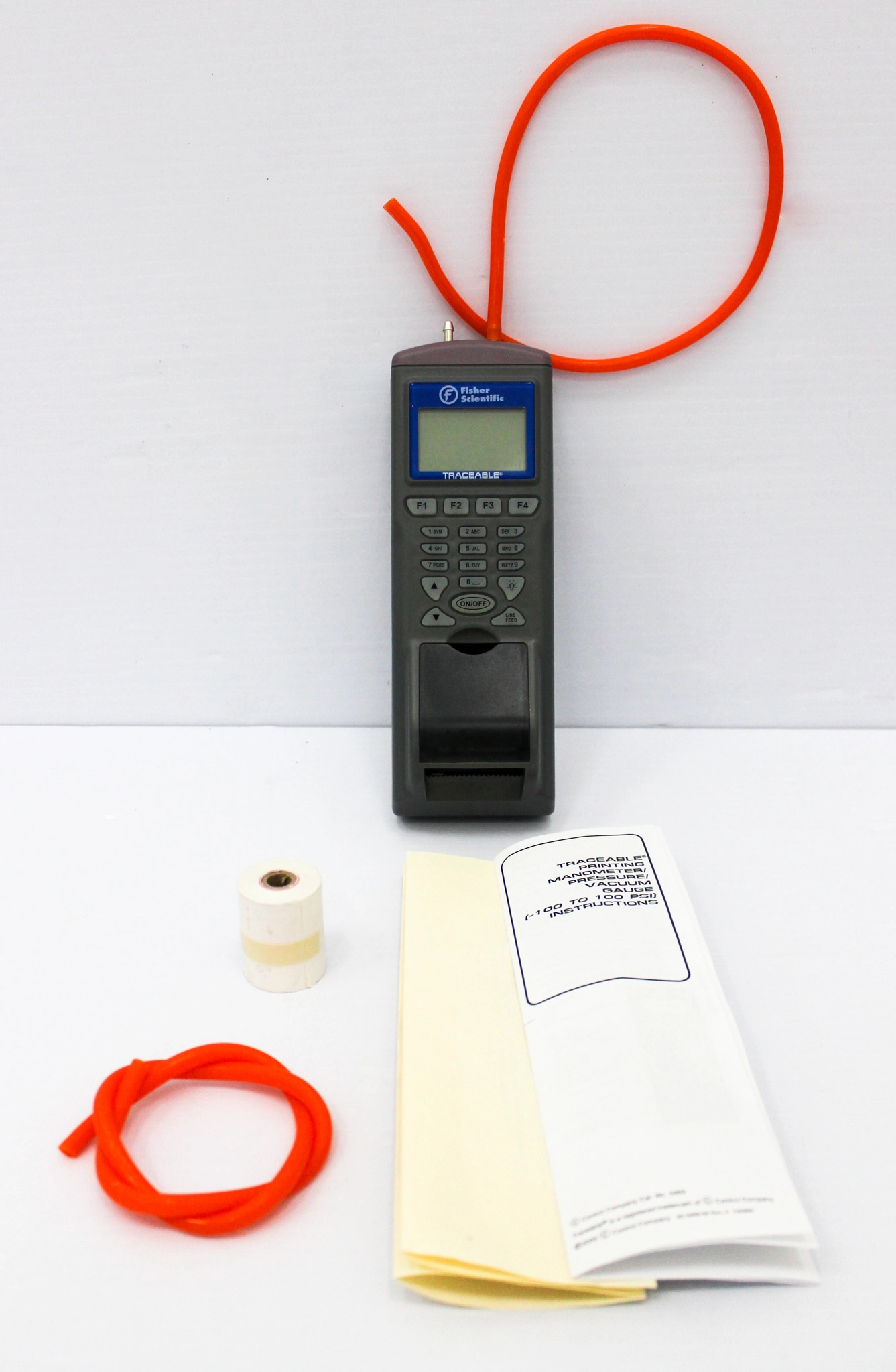 Fisher Scientific Traceable Manometer Pressure/Vacuum Gauges Portable Printing Model T68572 - 3376280