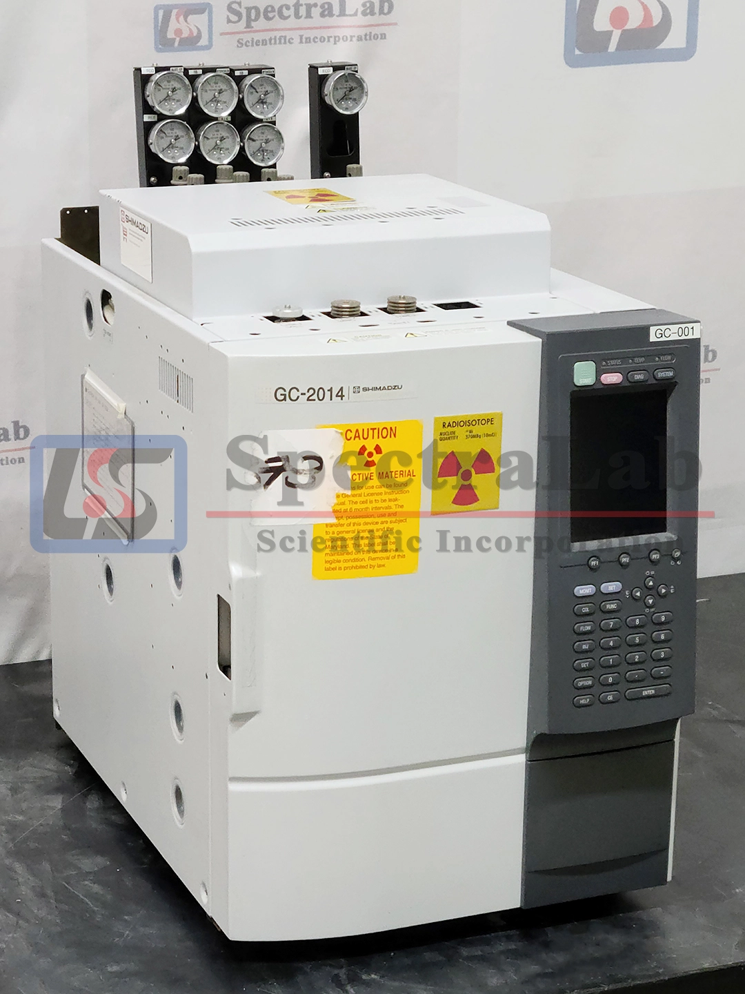 Shimadzu GC-2014 Gas Chromatograph with ECD and Dual FID