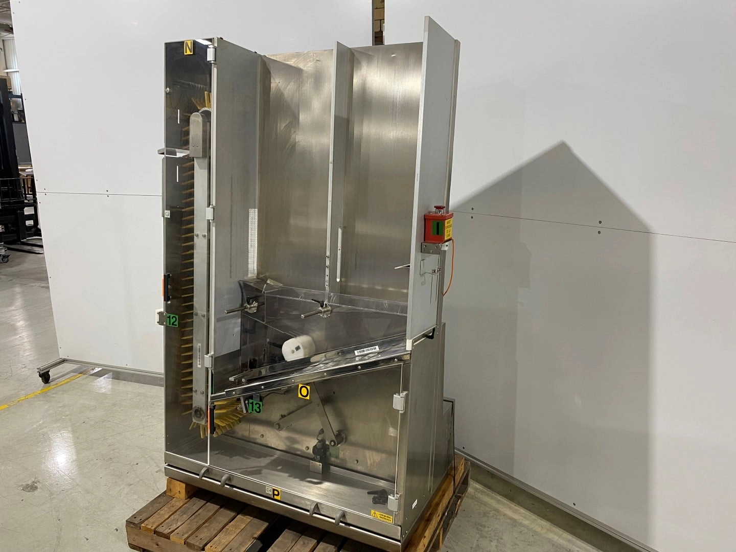 Used Romaco automatic tube feeder loader