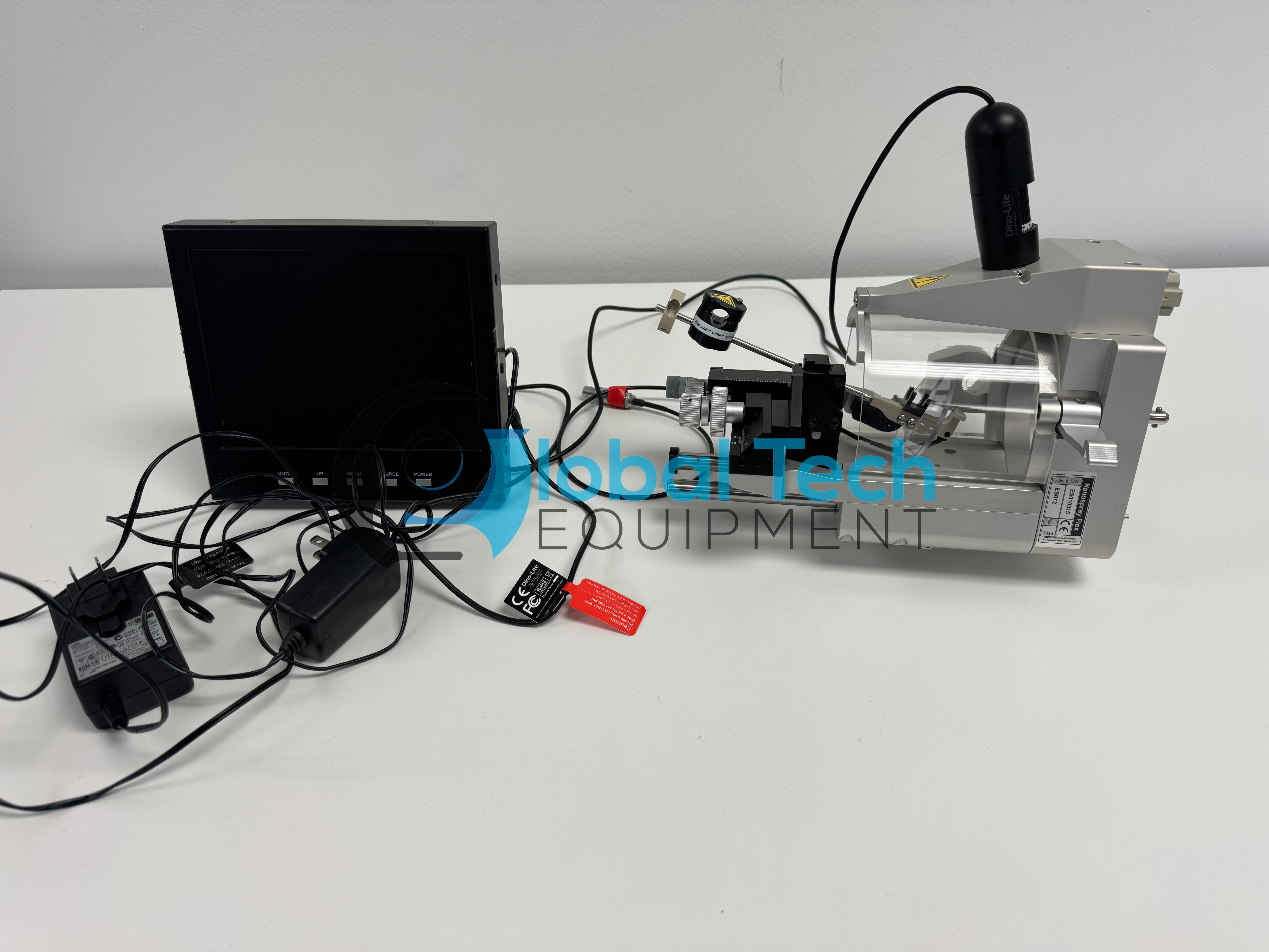 Thermo NanoSpray Flex NG Ion Source ES072 with DynoLight Microscope and Monitor