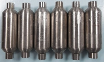 WHITEY SAMPLE CYLINDERS 75 CC, DOT3E 1800, 5 EK0 78