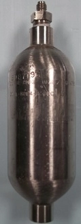 WHITEY SAMPLE CYLINDER 150 CC, DOT3E 1800, 6EK080, 304L-HDF4-150CC