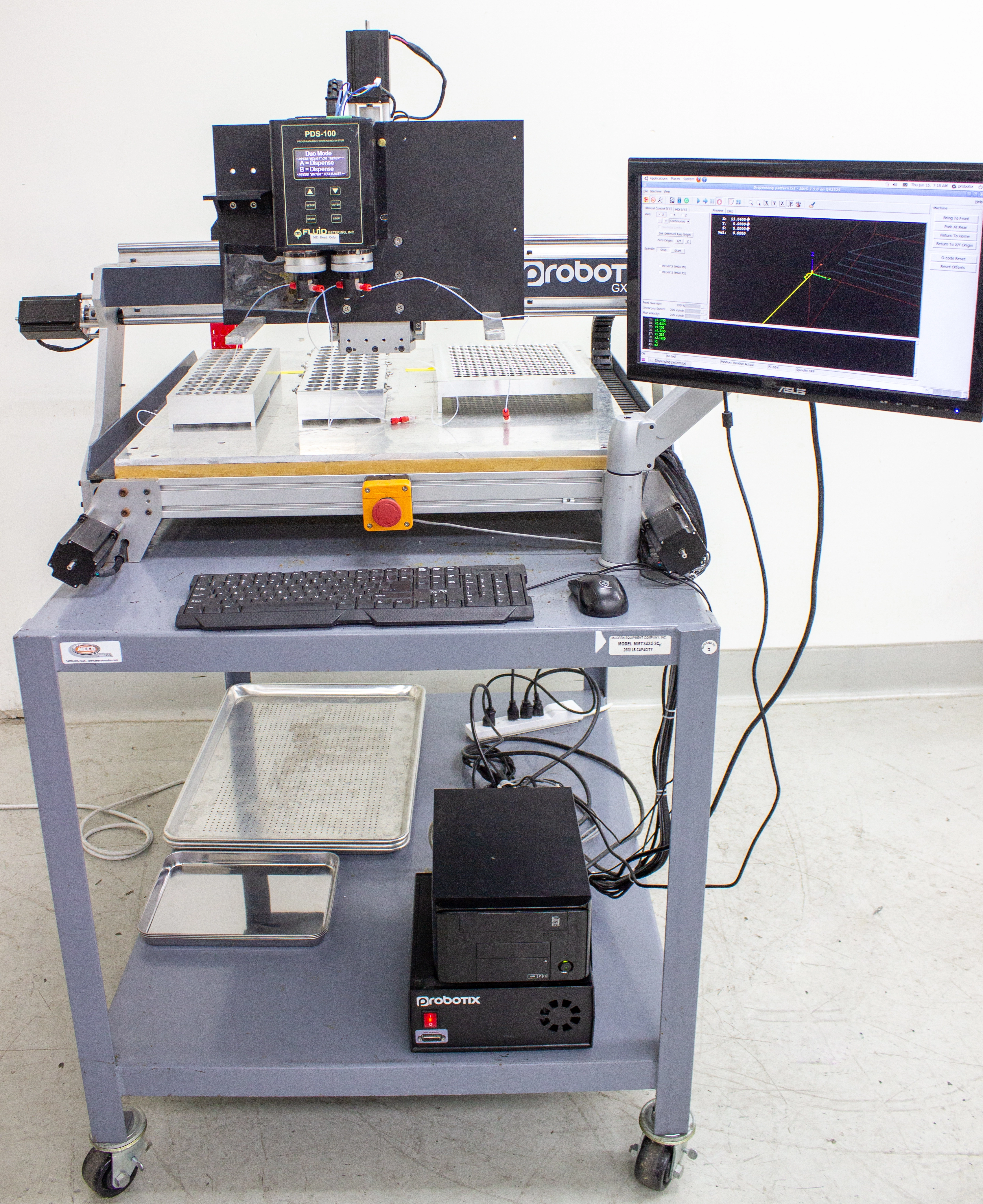 Probotix CNC Router GX2525 with Fluid PDS-100 Programmable Dispensing System - 3373338