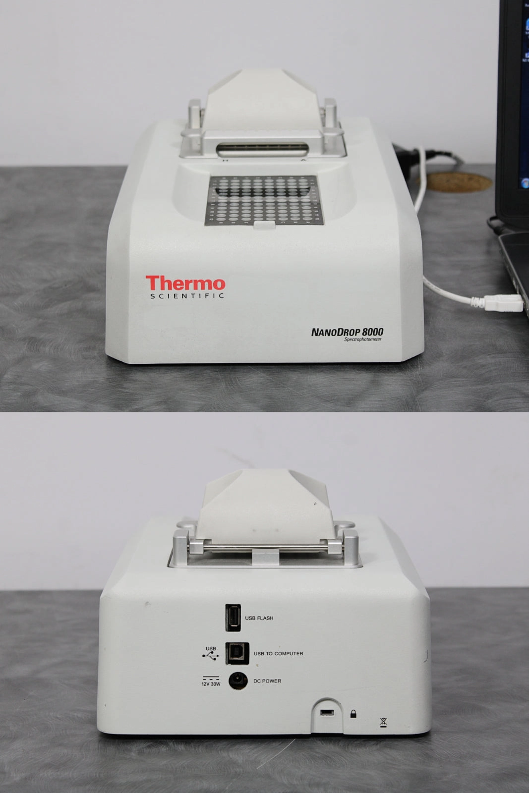 Thermo Scientific NanoDrop 8000 UV-Vis Spectrophotometer W/ Laptop ...