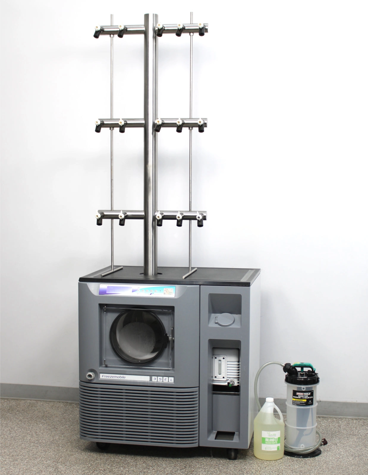 SP VirTis Freezemobile -85&deg;C FM35EL-85 Freeze Dryer Lyophilizer w/ Tree Manifold