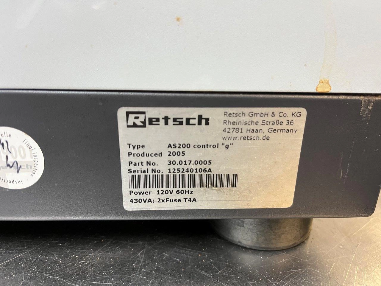 Retsch AS200 Laboratory Sieve Shaker