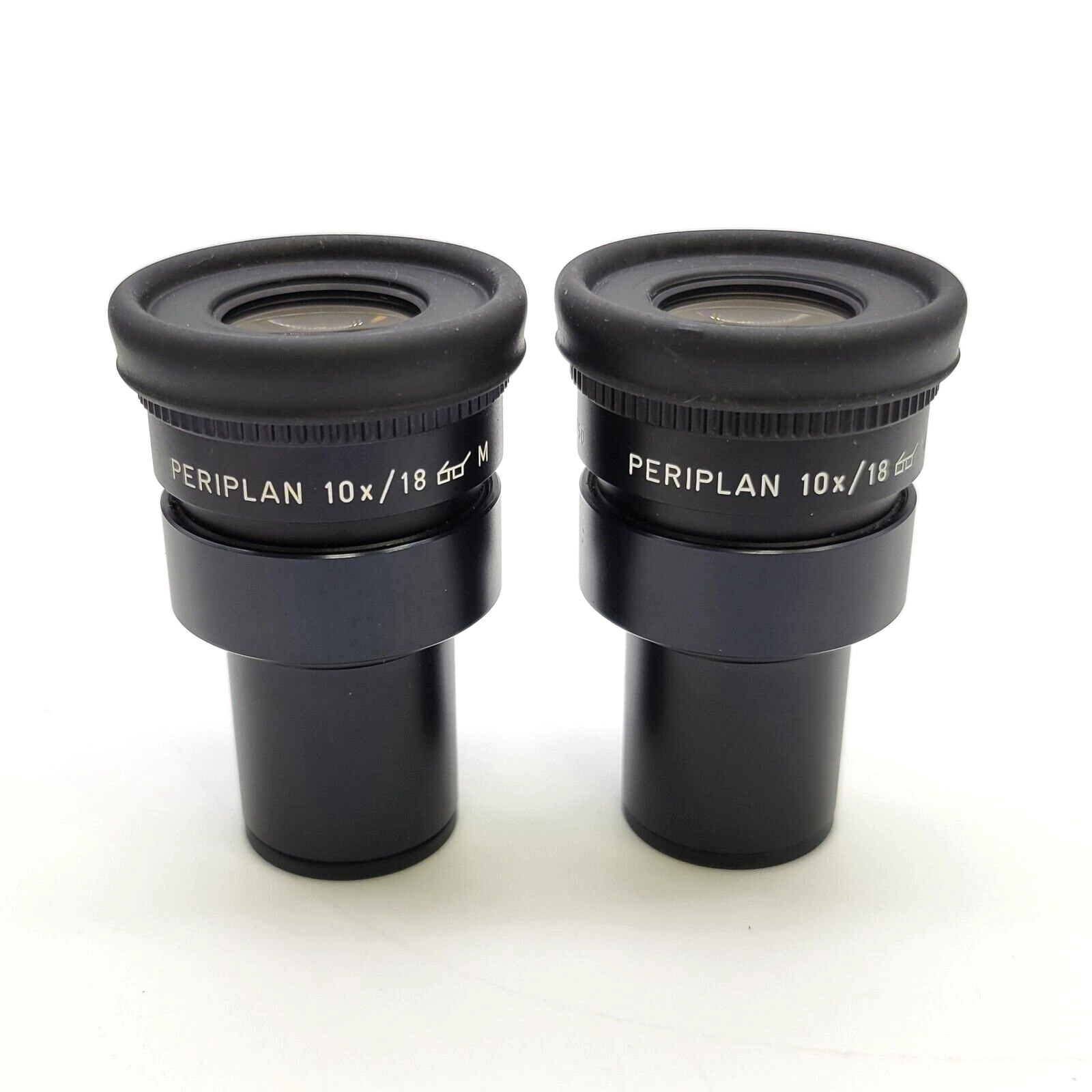 Leitz Microscope Eyepieces Periplan 10x/18 Focusable with Reticle