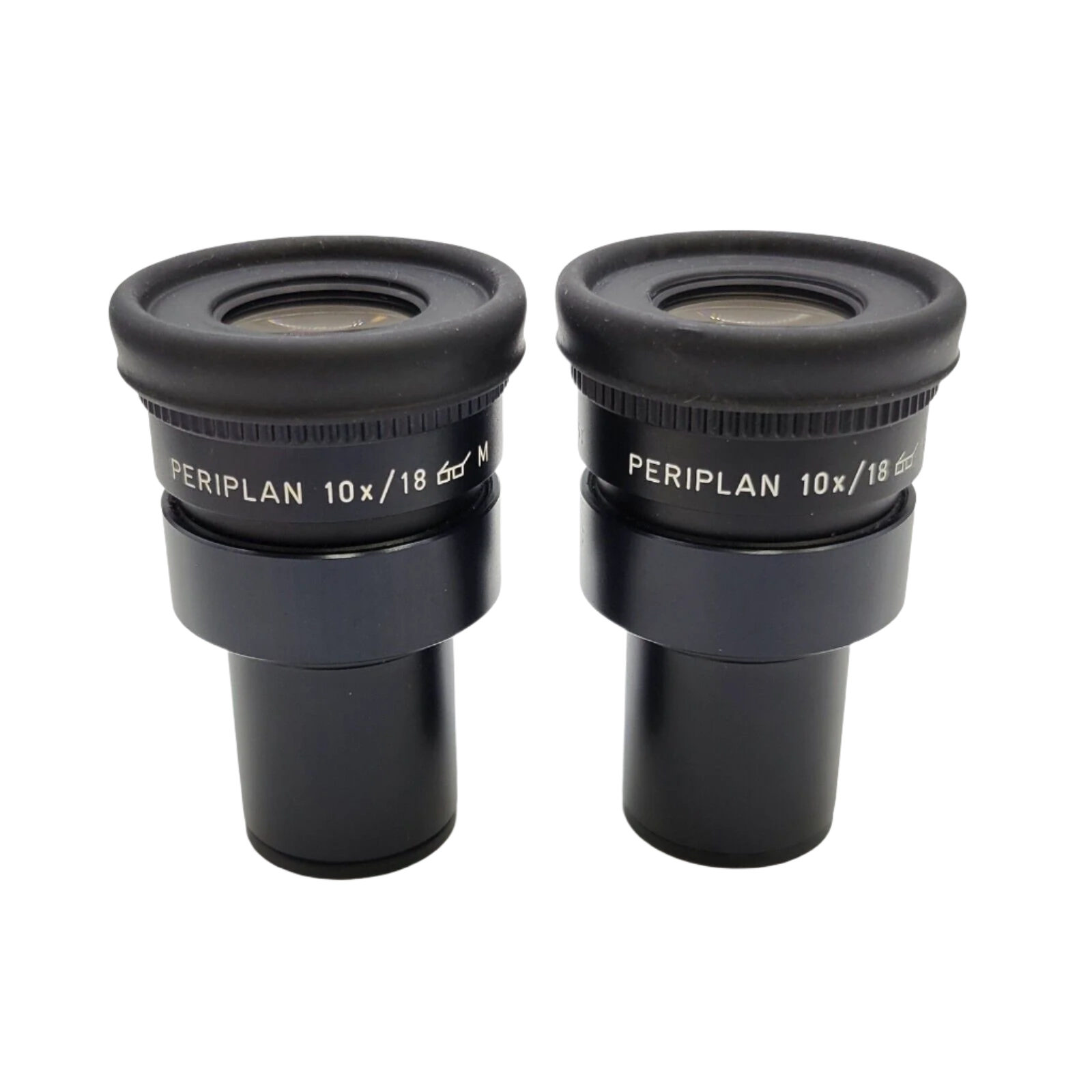 Leitz Microscope Eyepieces Periplan 10x/18 Focusable with Reticle