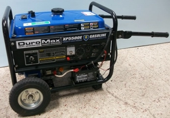 DURO MAX NEXT GENERATION POWER SYSTEMS MODEL: XP5500E MIGHTY MAX SERIES GASOLINE PORTABLE GENERATOR,