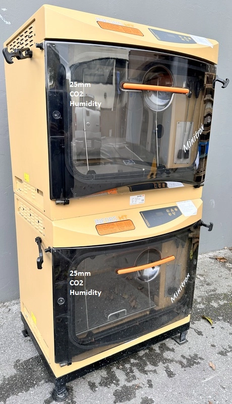 Infors HT Minitron Floor Model Incubator Shaker Double Stack with CO2/Humidity