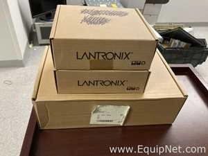 Unused Lot Of Two Lantronix UDS2100 Device Servers and One HP Docking Station NIB