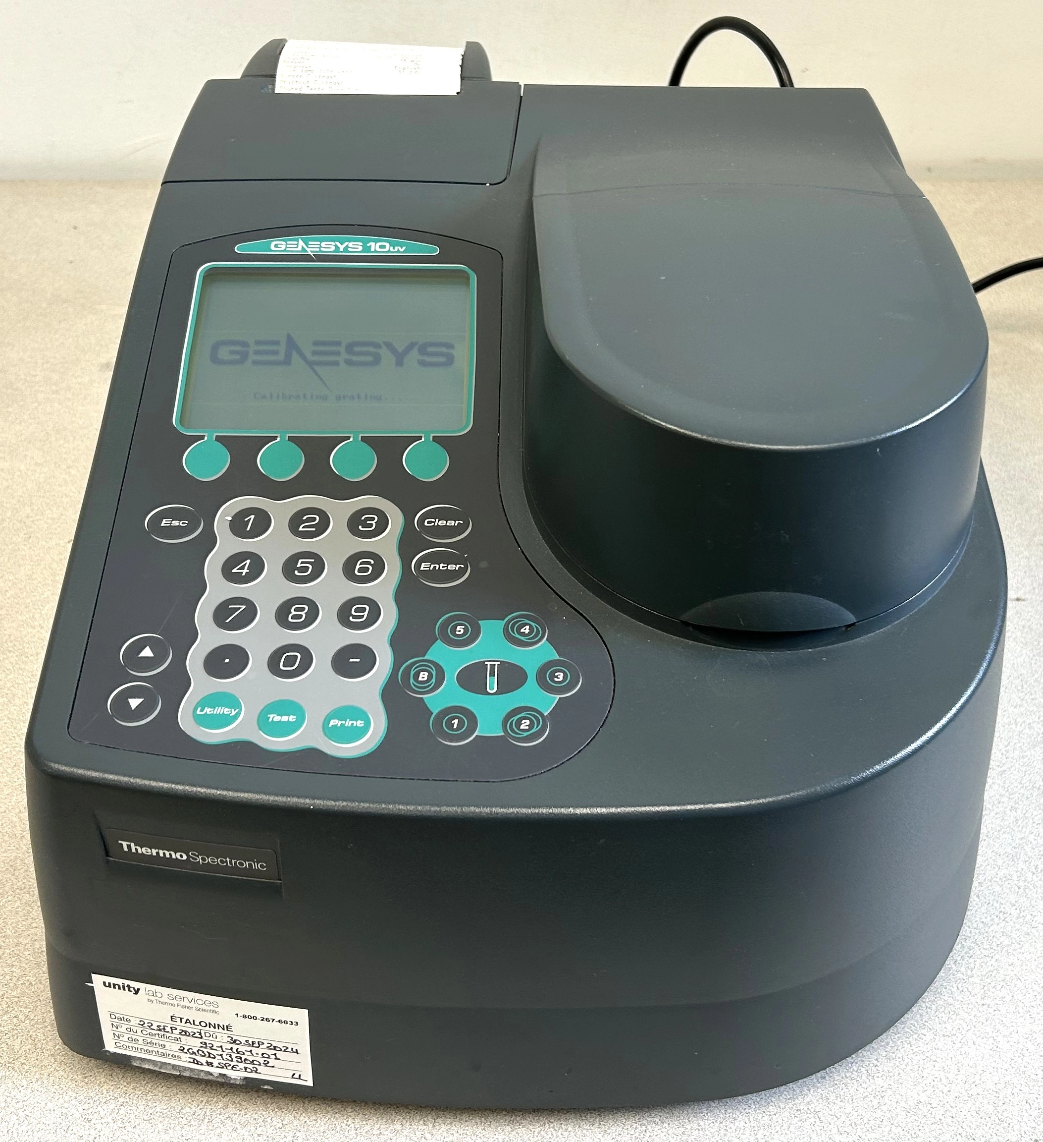 ThermoSpectronic Unicam Genesys 10UV Scanning UV-Visible Spectrophotometer (190 to 1100nm)