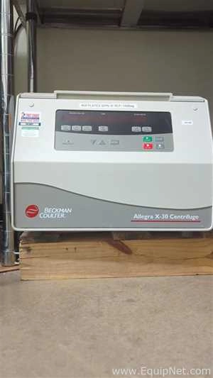 Lot 92 Listing# 984302 Beckman Coulter Allegra X-30 Refrigerated Benchtop Centrifuge