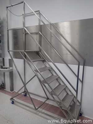 7 Levels Stainless Steel Ladder