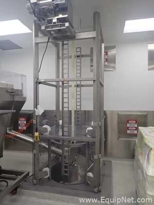 David Round CRS-A-15LG Hoist With Stainless Steel Spiral Conveyor