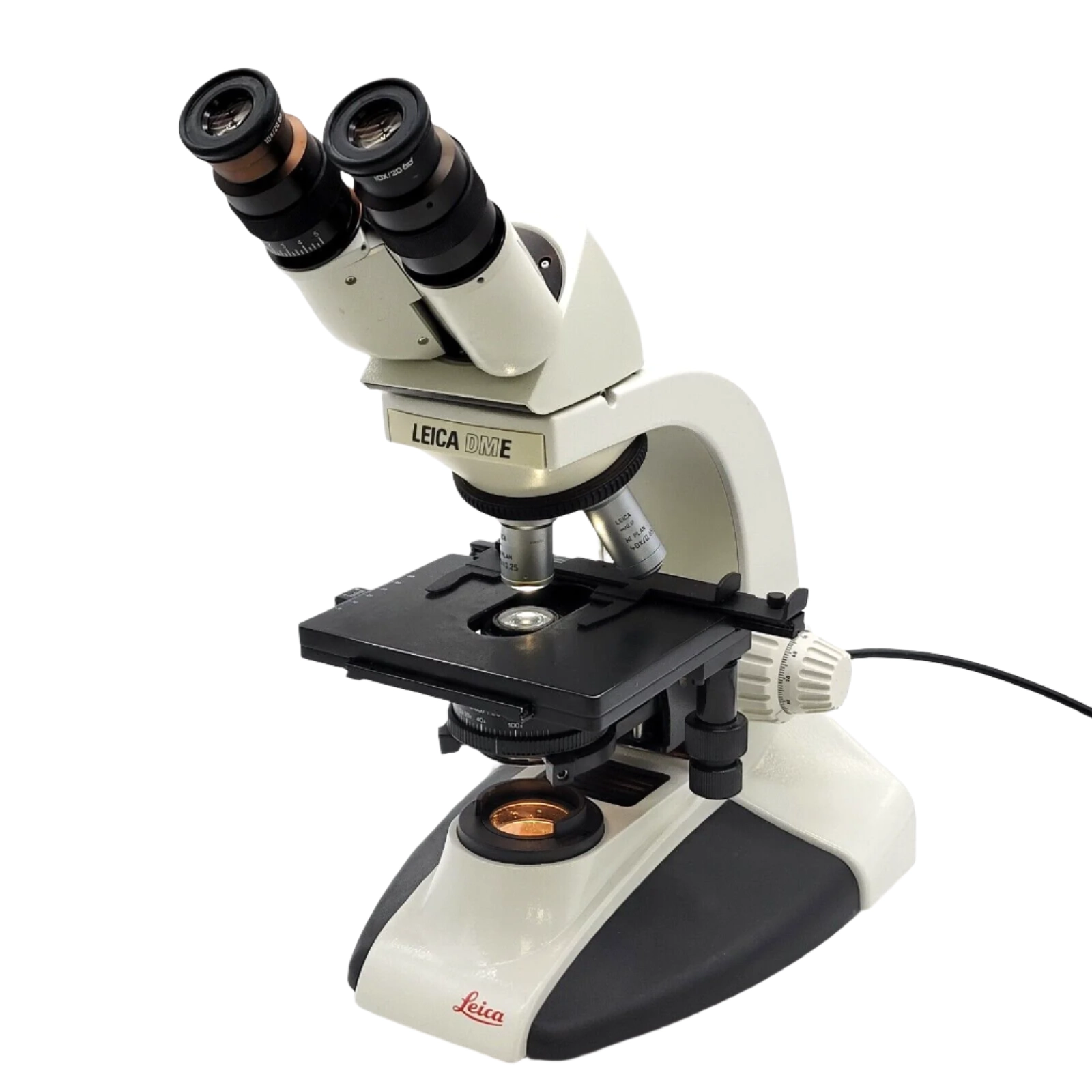 Leica Microscope DME with HI Plan 4x, 10x, 40x Objectives