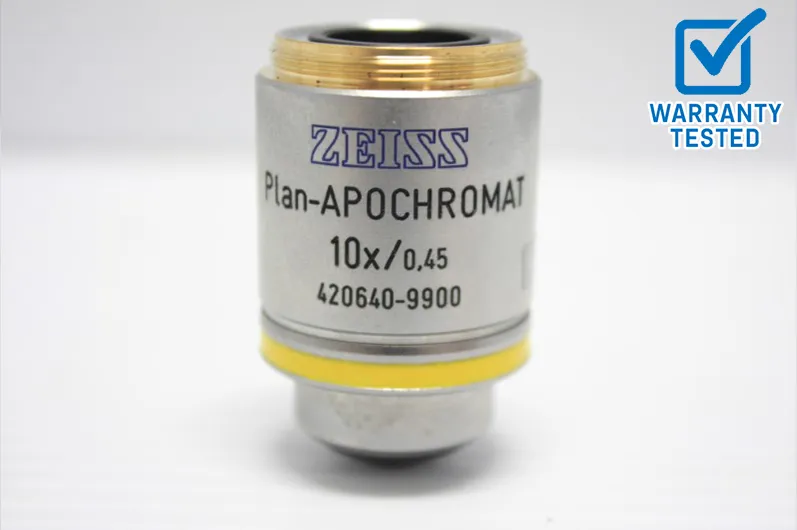 Zeiss Plan-APOCHROMAT 10x/0.45 Microscope Objective 420640-9900 Unit 13