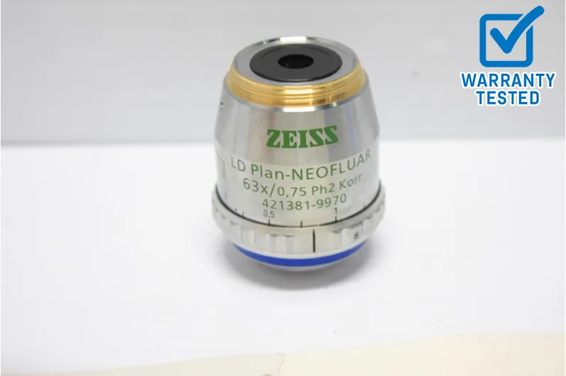 Zeiss LD Plan-NEOFLUAR 63x/0.75 Ph2 Korr Microscope Objective 421381-9970 Unit 4