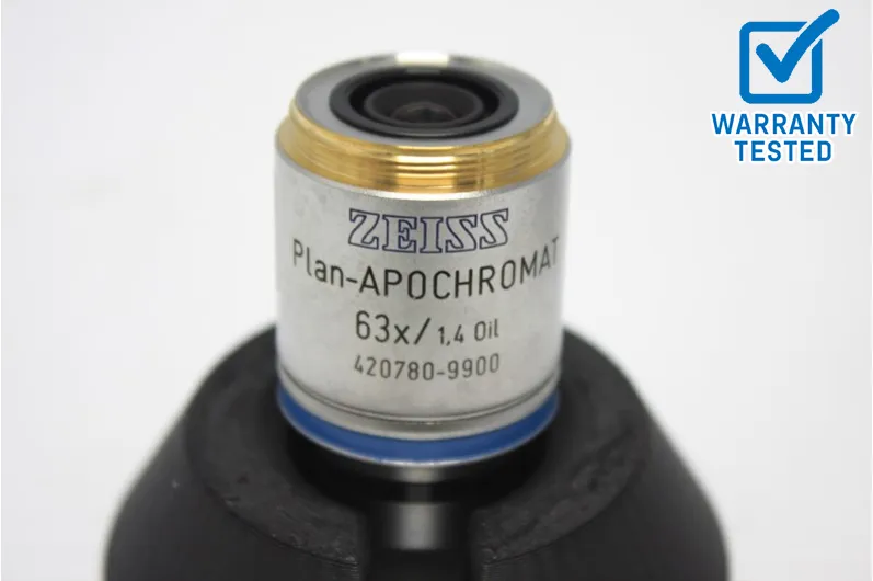 Zeiss Plan-APOCHROMAT 63x/1.4 Oil DIC Microscope Objective Unit 5 420780-9900 - AV