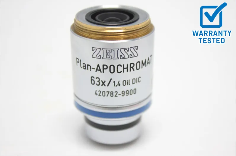 Zeiss Plan-APOCHOMAT 63x/1.4 Oil DIC Microscope Objective 420782-9900 Unit 11 - AV