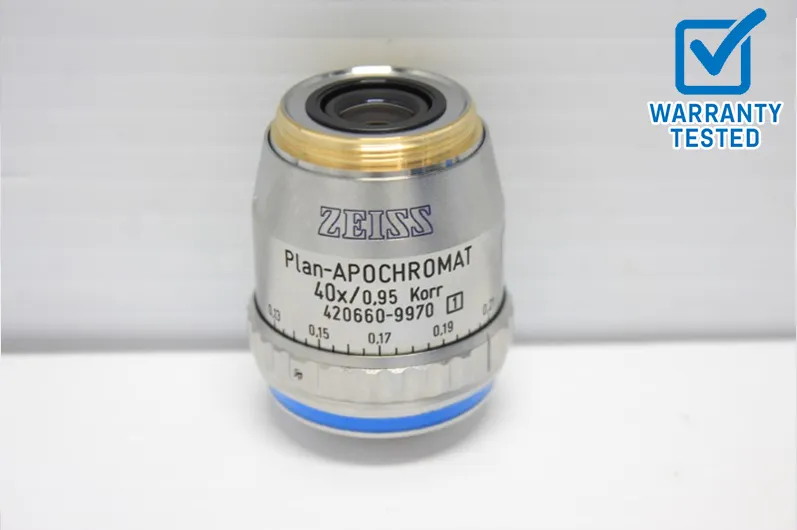 Zeiss Plan-Apochromat 40x/0.95 Korr Microscope Objective 420660-9970 Unit 9 - AV