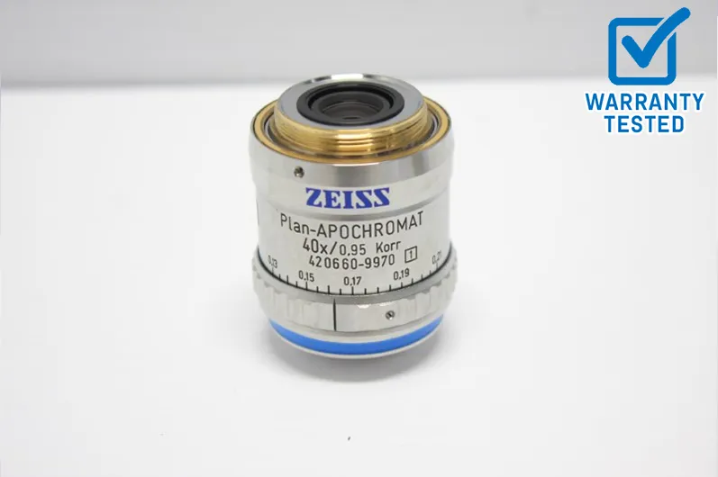 Zeiss Plan-Apochromat 40x/0.95 Korr Microscope Objective 420660-9970 Unit 14 - AV