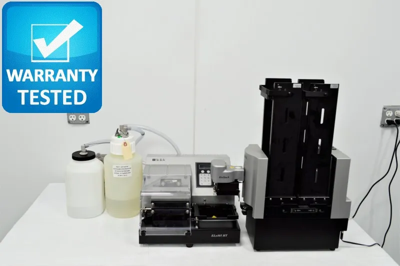 BioTek ELx405 Select CW Microplate Washer ELX405UCWVS w/ Stacker Pred