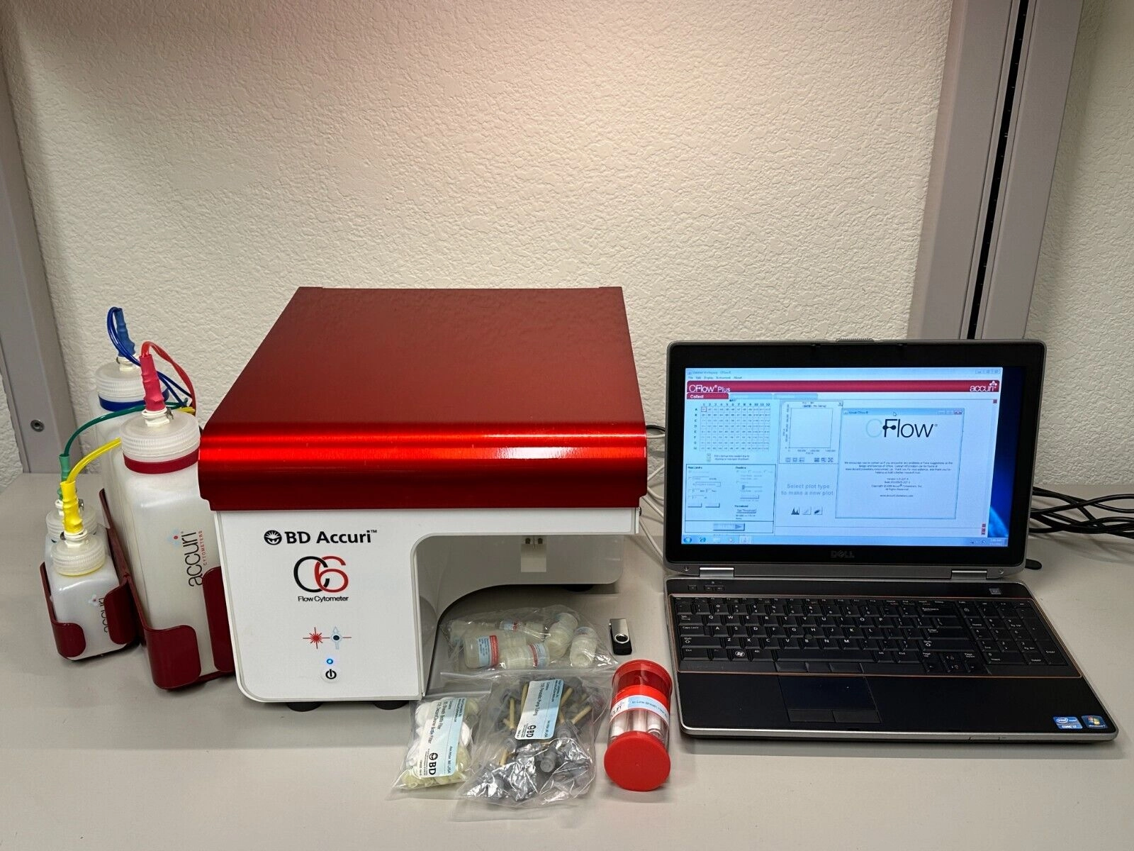 BD Accuri C6 Flow Cytometer system with computer/s