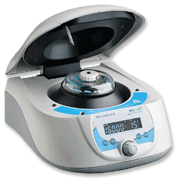 Benchmark Scientific MC-12 High Speed Microcentrifuge 12 place rotor 115V