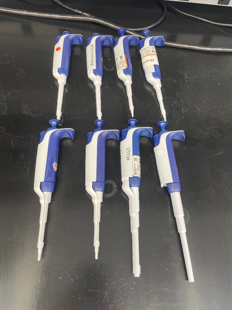 Rainin PipetLite XLS Single Channel Pipettes Quantity 8