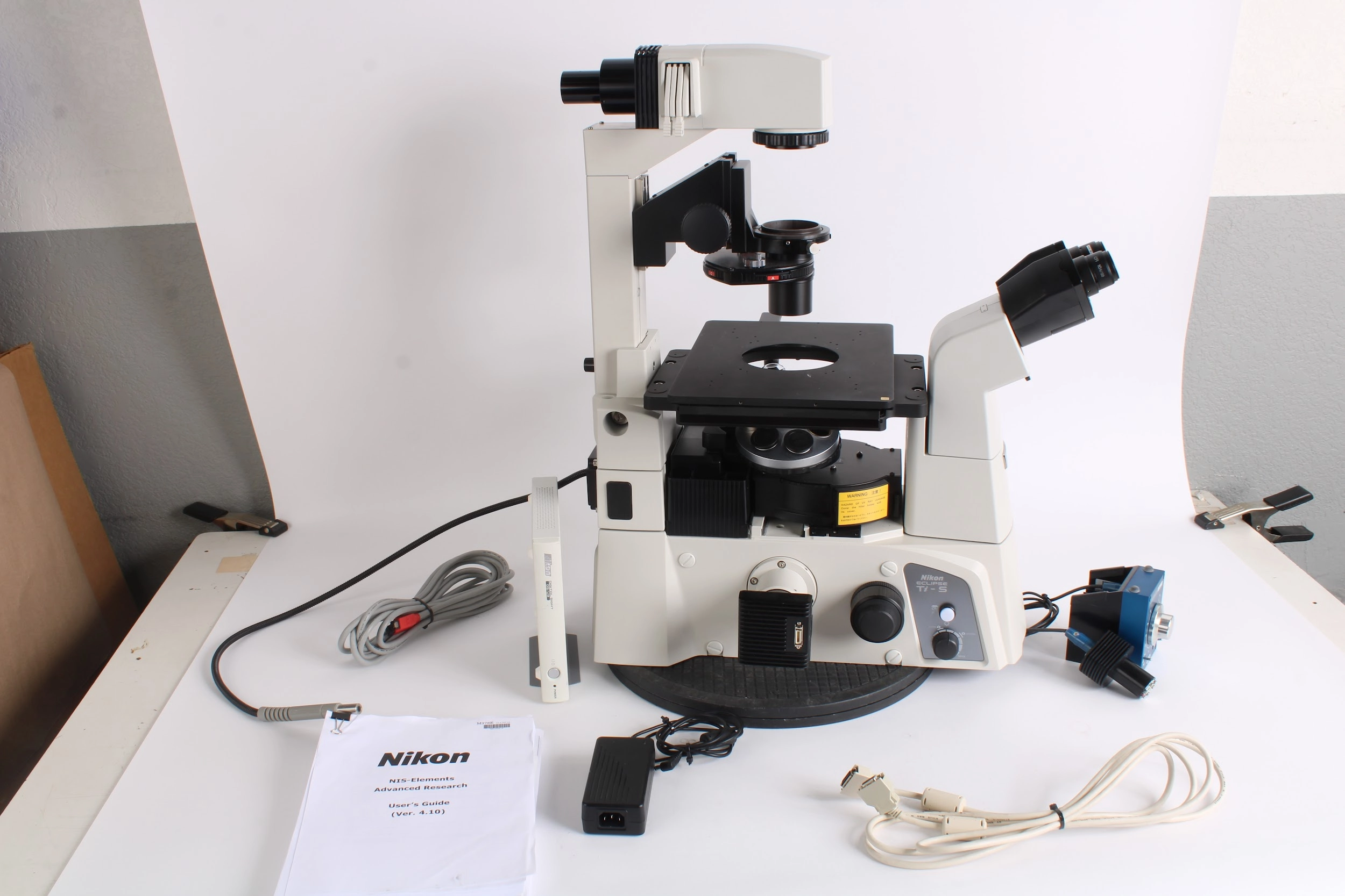 Nikon Eclipse Ti-S/L100 Inverted Research Phase Contrast Microscope