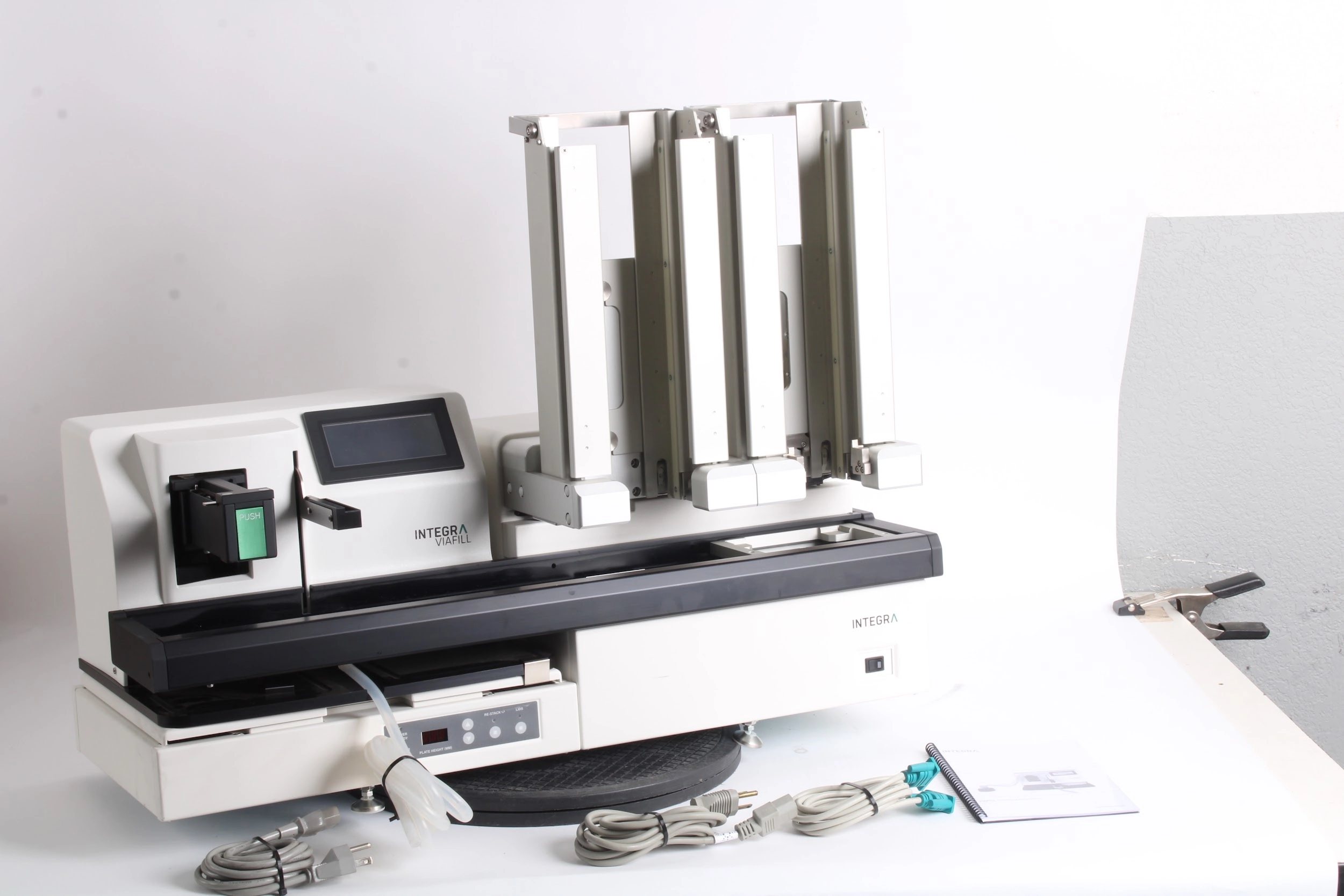 Integra Viafill Rapid Reagent Dispenser With Viafill Stacker and Accessories