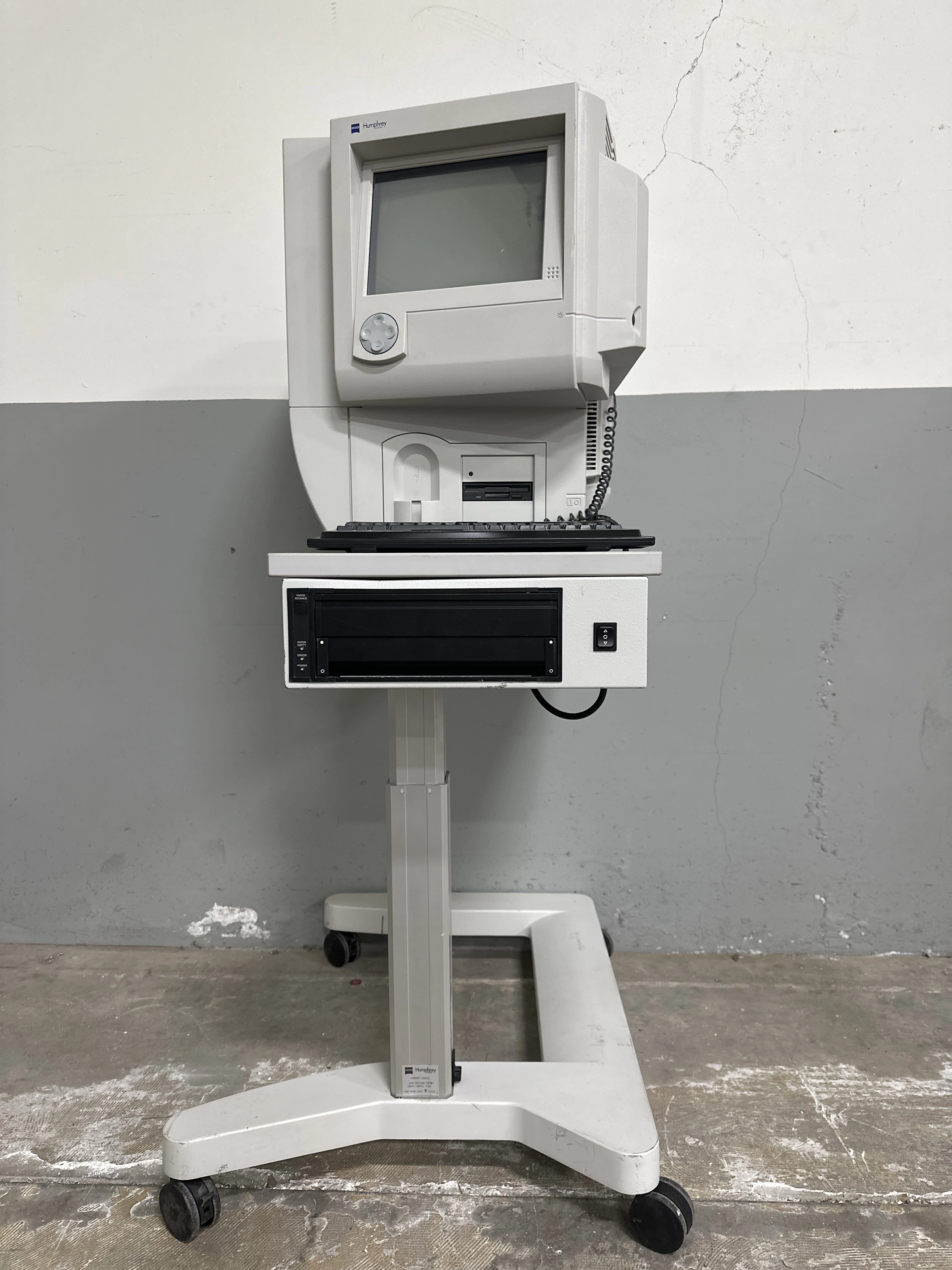 Zeiss Humphrey 745i Visual Field Analyzer With Printrex 54306 Medical Printer