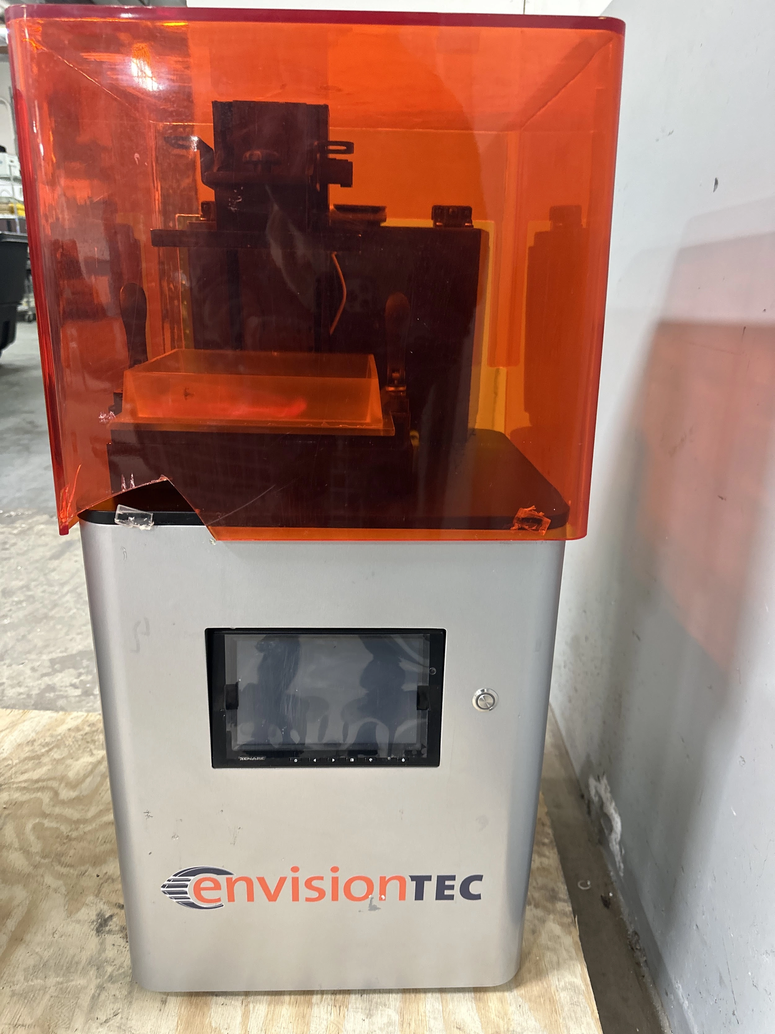 Envisiontec Vida Dental Dentistry Lab Resin 3D Printer - Broken Lid