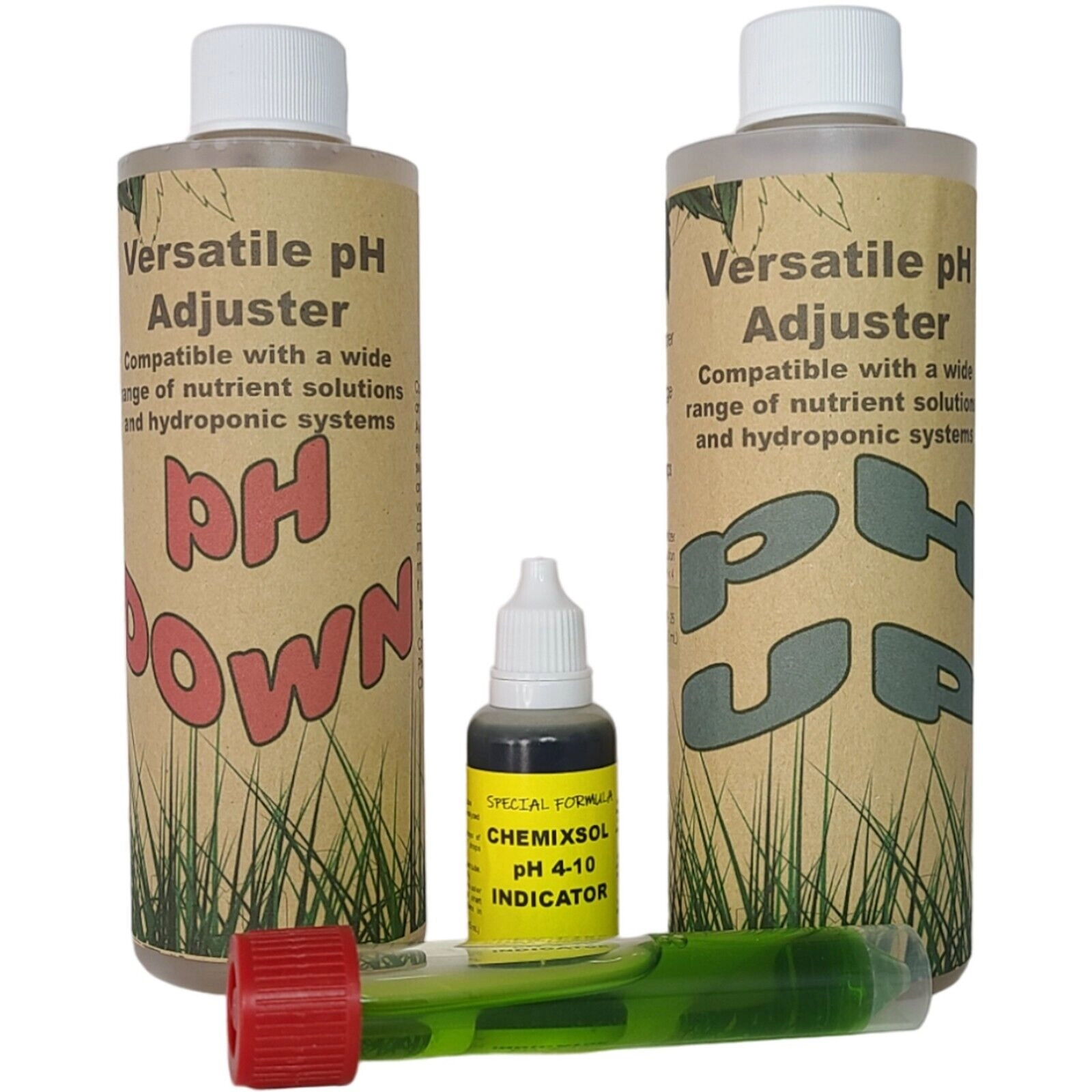 Hydroponics pH Control Kit with pH Up and pH Down 