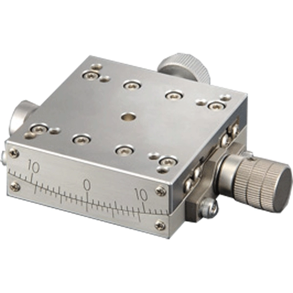 B56-50L Manual 1 Axis Crossed Roller Goniometer Tilt Stage  Platform 50 x 50mm Travel 8 Degrees