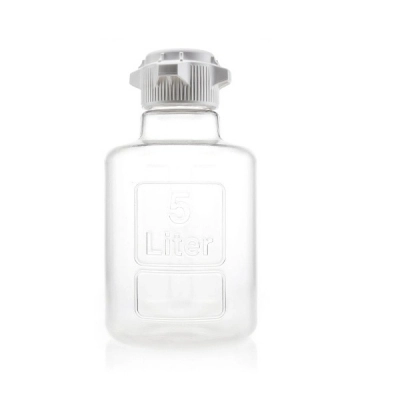 Foxx Life Sciences EZBio Round, PC, 5 Liter, No Spigot, VersaCap 83B, Non-Sterile, 1/CS 518-CF51-FLS
