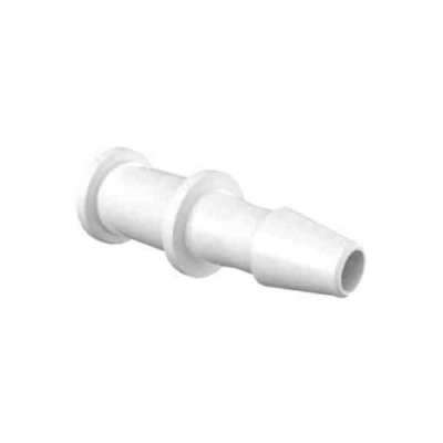 Foxx Life Sciences Eldon James 1/16" Barb, Plug, Natural Kynar (PVDF), 100/PK 11524-07-100