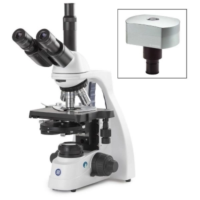 Globe Scientific Bscope Trinocular Hwf 10X/20Mm, Eyepiece, Nosepiece, W/Camera EBS-1153-PLPHI-DC18