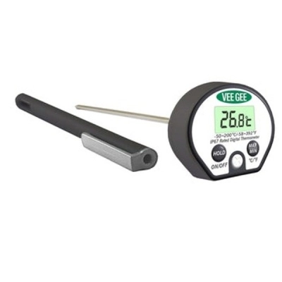 Veegee Scientific IP67-Rated Digital Stem Thermometer 83310