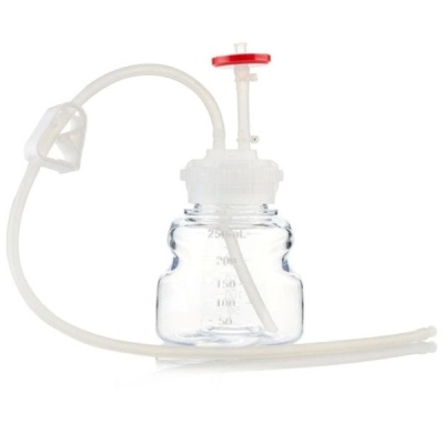 Foxx Life Sciences EZBiopure SU 250mL Bottle Assembly, PS w/ Tube, Plug and GL45 10/CS 526-5400-FLS