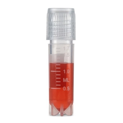 Globe Scientific Diamond Cryogenic Vials, 2.0ml, Sterile, External Threads, Attached CS/500 3030-2S