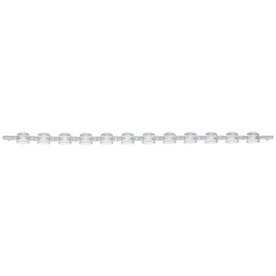 Globe Scientific 0.2mL 12-Strip Dome Caps, No Tubes, Natural BOX/80 PCR-02DC-12