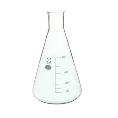 Veegee Scientific 2000mL Sibata Glass Erlenmeyer Flasks, (Pack of 1) 10530-2000