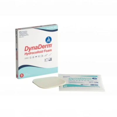 Dynarex DynaDerm - Hydrocolloid Foam, 4" x 4", 12/5/cs 3020