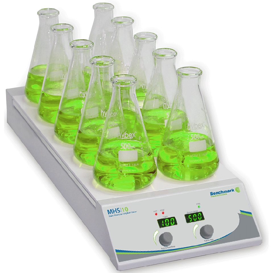Benchmark Scientific 10-Position Hotplate Stirrer